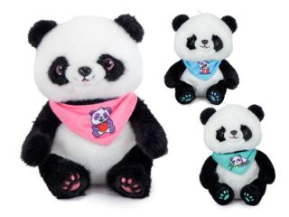 Obrázek z Panda sedící s šátkem plyš 20cm, 3dr 